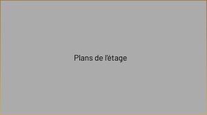 Texte "Plans de l'étage" sur un fond gris