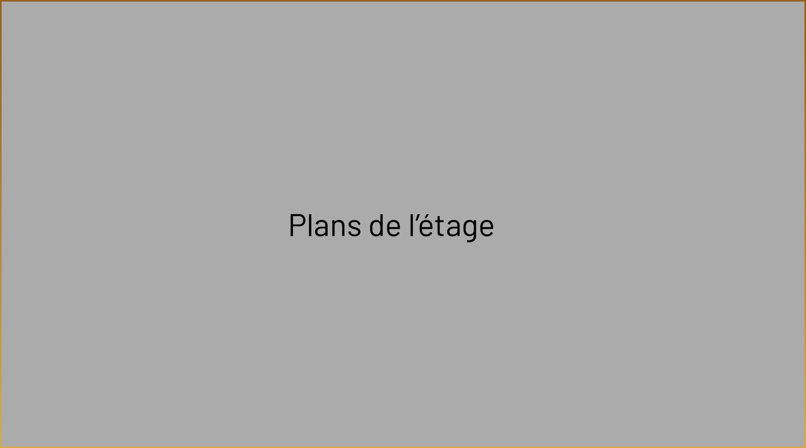 Texte "Plans de l'étage" sur un fond gris
